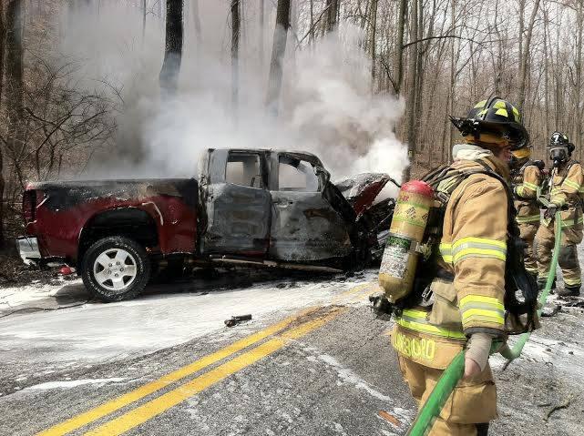 13:21 CT: Vehicle Collision w/ Fire GLENVILLE RD & WENTZ RD BOX: 7-21 DUE: X79 E72 ET73

Paramedic 79, Engine 72, Engine Tanker 73, and Brush 76 responded on the vehicle collision into a tree with fire. Paramedic 79 arrived to a single vehicle accident with the vehicle fully involved. The occupant of the vehicle was out of the vehicle when Medic 79 arrived. Engine 72 arrived and extinguished the fire while the crew from Engine Tanker 73 assisted in overhauling the vehicle. Due to the injuries sustained the patient was flown to a local trauma center.

Thanks to Wayne Oursler for the photos