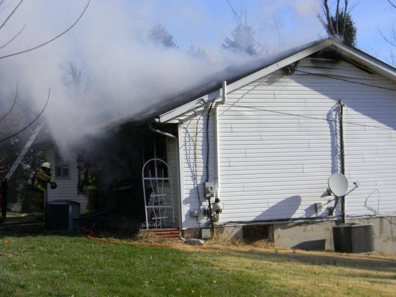 2015-11-26 Thanksgiving Morning: 09:49 
HOUSE FIRE 3600 BLK OF LINEBORO RD 
BOX:0707 
DUE:E72 E43 YE52-1 E23 T2 YT49 ET73 ET44 YBR59 X79 CS2
Station 7 was alerted for a house fire in the first due. E72 arrived on location with a working fire in a single family dwelling. Chief 7 established command. Crew from E72 made initial fire attack on the charlie side of the structure while the crew from ET73 pulled a second handline and conducted a primary search. Mutual aid companies arrived and assisted with ventilation and overhaul. Units E72, ET73, AU7, B76, U7, X79 all responded from LVFD with 23 members.
