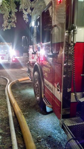 By Matthew Burgan
January 15, 2015

Shortly before 2:00am on Thursday morning, crews from Lineboro were alerted to respond on the barn fire in Manchester. Lineboro arrived second on the scene to find a barn approximately 50' x 100' involved in fire. The crews operated on the scene for just over 3 hours to bring the fire under control. Firefighters from companies from Carroll, York, and Baltimore were called to assist on the fire. The cause of the fire is still under investigation.