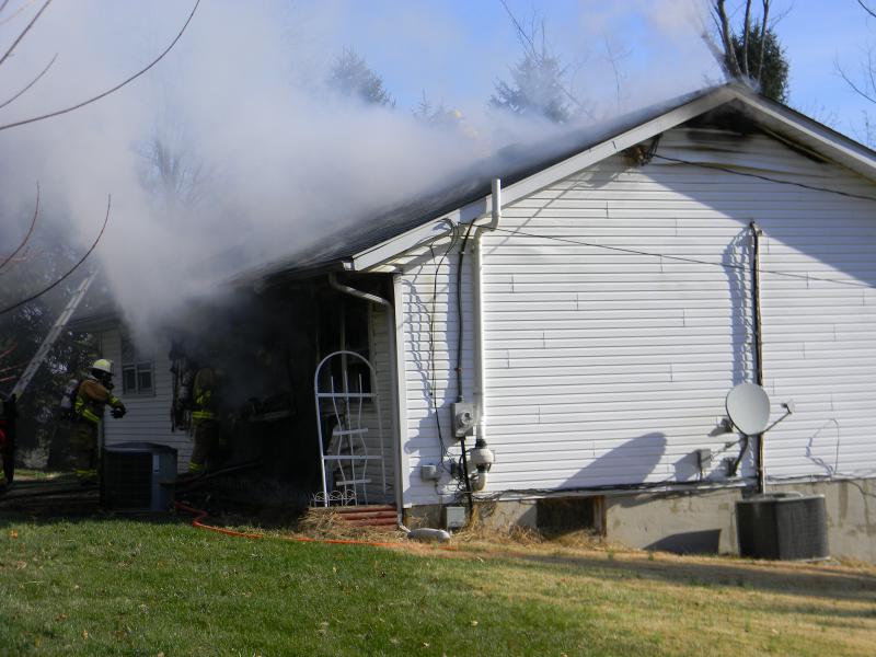 2015-11-26 Thanksgiving Morning: 09:49 
HOUSE FIRE 3600 BLK OF LINEBORO RD 
BOX:0707 
DUE:E72 E43 YE52-1 E23 T2 YT49 ET73 ET44 YBR59 X79 CS2
Station 7 was alerted for a house fire in the first due. E72 arrived on location with a working fire in a single family dwelling. Chief 7 established command. Crew from E72 made initial fire attack on the charlie side of the structure while the crew from ET73 pulled a second handline and conducted a primary search. Mutual aid companies arrived and assisted with ventilation and overhaul. Units E72, ET73, AU7, B76, U7, X79 all responded from LVFD with 23 members.
