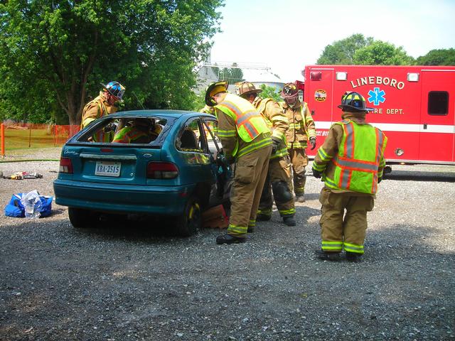 Auto Extrication Drill - Open House - 6/5/11