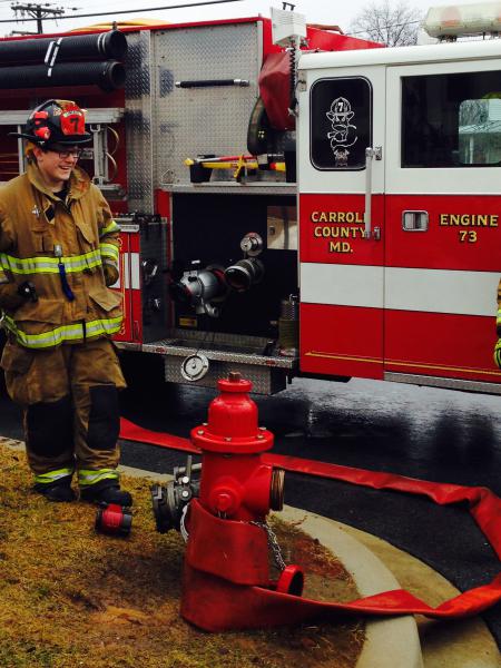 Our latest group going through Firefighter I training. March 2015