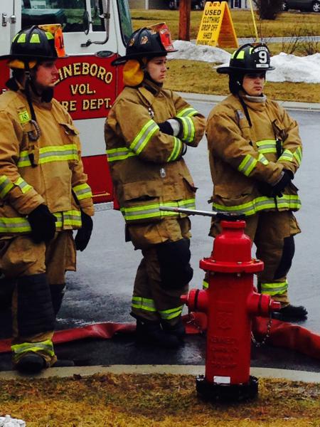 Our latest group going through Firefighter I training. March 2015
