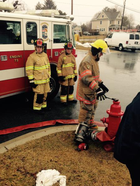 Our latest group going through Firefighter I training. March 2015